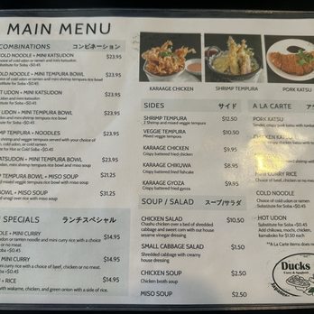 Ducks - Menu - August 2025 - Japanese Curry Near Me - San Gabriel, California Ducks - Menu - August 2025 - Japanese Curry Near Me - San Gabriel, California