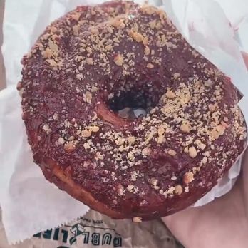 Dough - Blueberry Lemon Doughnut w/ Oat Crumble - Desserts Near Me - New York, New York Dough - Blueberry Lemon Doughnut w/ Oat Crumble - Desserts Near Me - New York, New York