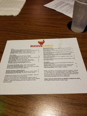 Menu photo 6 Ruckus Ramen Lansing, MI