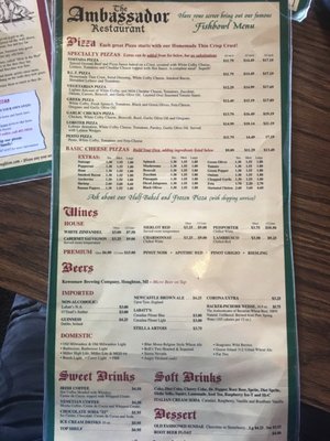 Menu photo 7 Ambassador Houghton, MI