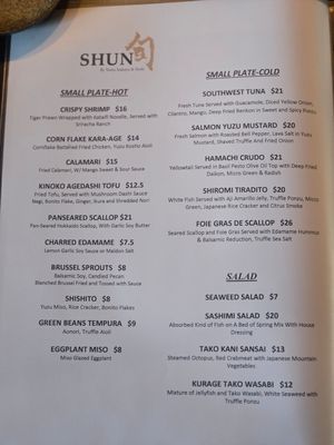 Menu photo 7 SHUN by Yama Sushi McKinney, TX Menu photo 7 SHUN by Yama Sushi McKinney, TX