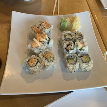 Sachiko Sushi - Spicy salmon roll and California Roll - Japanese Near Me - Tuscon, Arizona