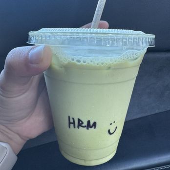Pai Cafe - Honey rose matcha latte - Coffee & Tea Near Me - Honolulu, Hawaii