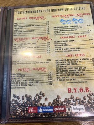 Menu photo 5 1492 Cuban Fusion Chicago, IL