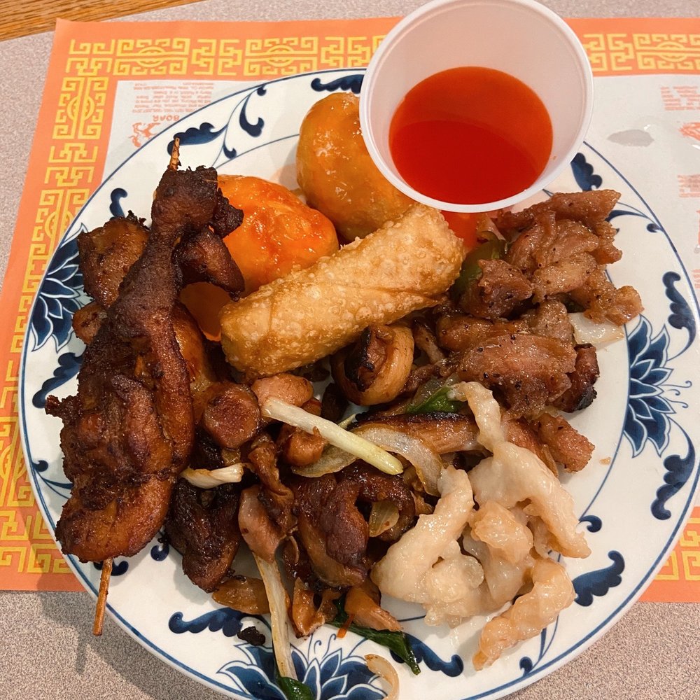 a plate of food on a table a plate of food on a table