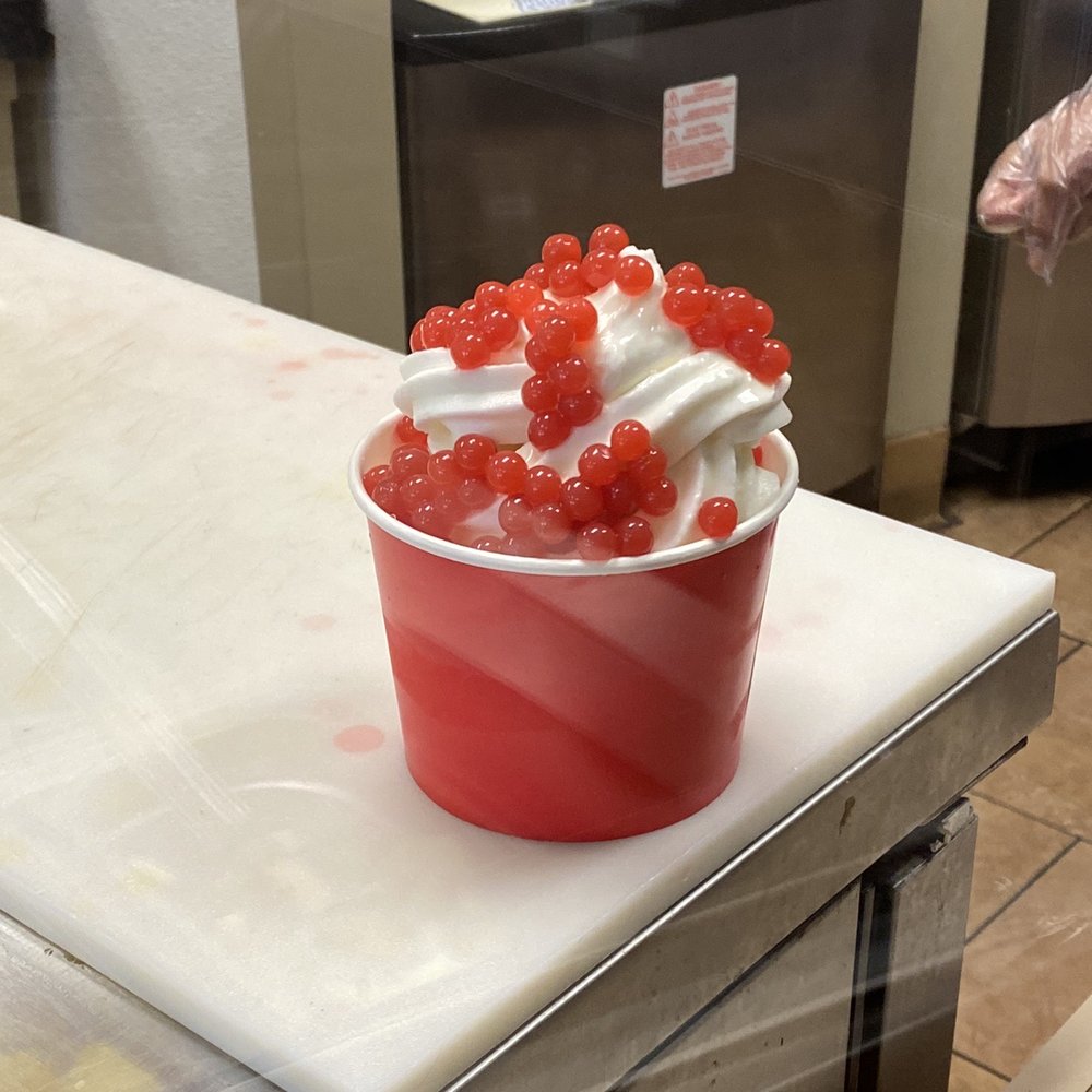 Yogurt Time Cafe - a yogurt in a red cup - Ice Cream & Frozen Yogurt Near Me - Antelope, California Yogurt Time Cafe - a yogurt in a red cup - Ice Cream & Frozen Yogurt Near Me - Antelope, California