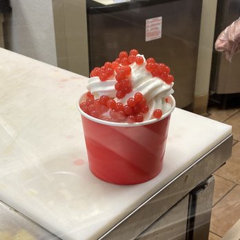 Yogurt Time Cafe - a yogurt in a red cup - Ice Cream & Frozen Yogurt Near Me - Antelope, California Yogurt Time Cafe - a yogurt in a red cup - Ice Cream & Frozen Yogurt Near Me - Antelope, California