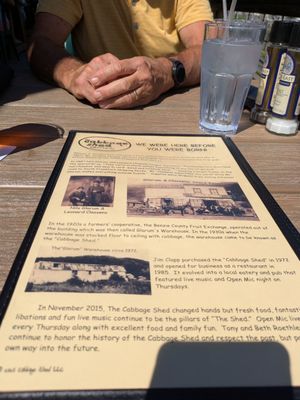 Menu photo 2 The Cabbage Shed Elberta, MI Menu photo 2 The Cabbage Shed Elberta, MI