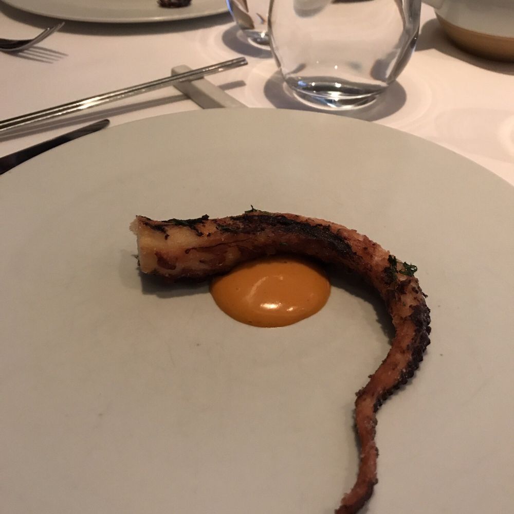 Jungsik - Grilled octopus with gochujang sauce - Korean Near Me - New York, New York Jungsik - Grilled octopus with gochujang sauce - Korean Near Me - New York, New York