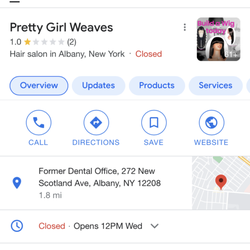 Pretty Girl Weaves in Albany gift card