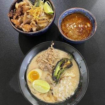 Ramen Del Barrio - carnitas tonkotsu with ajitama + mole tsukemen - Ramen Near Me - Austin, Texas Ramen Del Barrio - carnitas tonkotsu with ajitama + mole tsukemen - Ramen Near Me - Austin, Texas