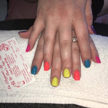 An Elegant Affair Salon - I felt like going bold for Easter  Tina did an amazing job like always. Don't forget to get your Easter nails done - Nail Salons Near Me - Vallejo, California