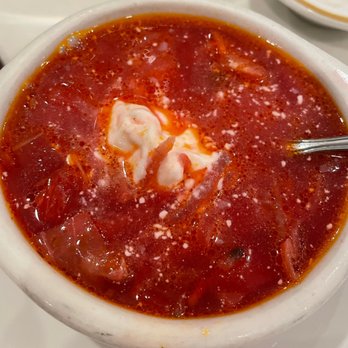 Russian Tea Time - Bowl Ukrainian Borscht - Russian Near Me - Chicago, Illinois Russian Tea Time - Bowl Ukrainian Borscht - Russian Near Me - Chicago, Illinois