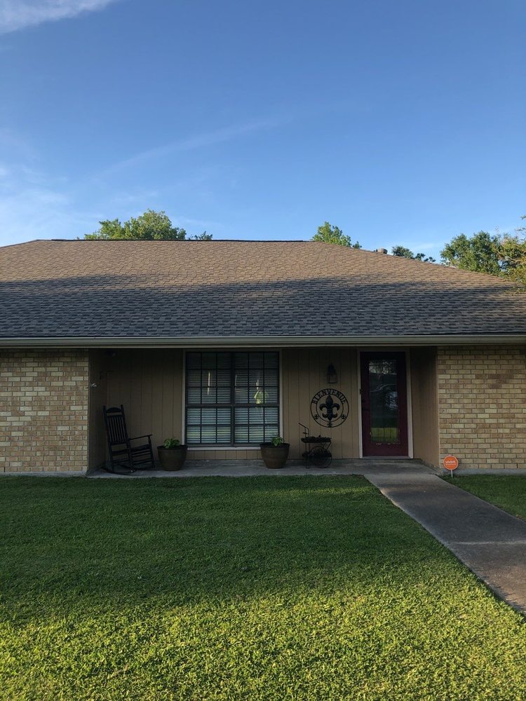 Slide of Patriots’ Roofing