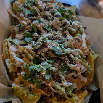 ABW CAN-tina - Nachos. Lots and lots but wayyyy too much salt. - Burgers Near Me - Austin, Texas ABW CAN-tina - Nachos. Lots and lots but wayyyy too much salt. - Burgers Near Me - Austin, Texas