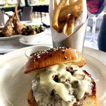 The Capital Grille - Wagyu burger and fries - Steakhouses Near Me - Orlando, Florida