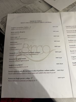 Menu photo 4 Tempio di Bacco Rome, RM Menu photo 4 Tempio di Bacco Rome, RM
