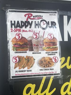 Menu photo 1 R Burgers Drive Thru Ontario, CA Menu photo 1 R Burgers Drive Thru Ontario, CA