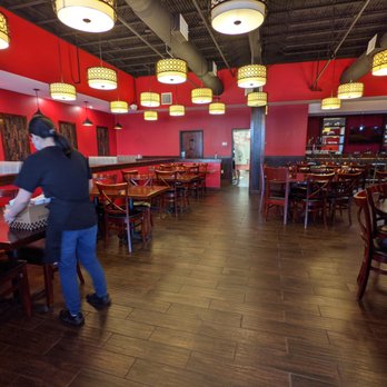 Sho Spicy - Inside. View of dining room from entrance. - Szechuan Near Me - Atlanta, Georgia Sho Spicy - Inside. View of dining room from entrance. - Szechuan Near Me - Atlanta, Georgia