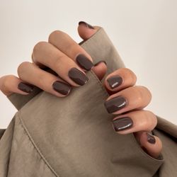 Gel nail manicure