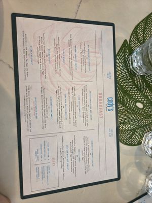 Menu photo 1 Cody's La Jolla La Jolla, CA