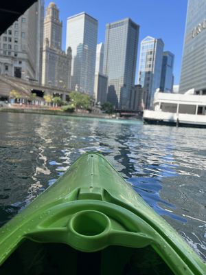 Urban Kayaks on the Chicago River by null