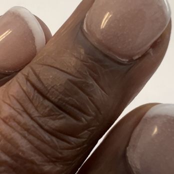 Midtown Nail - Sloppy S&S nails... 48 hours after application - Nail Salons Near Me - Atlanta, Georgia