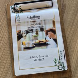 Schilling am Berliner Platz - Speisekarte (Menu)