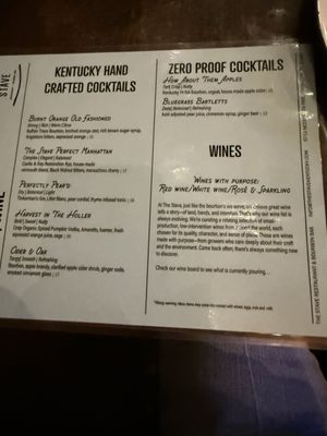 Menu photo 5 The Stave Frankfort, KY