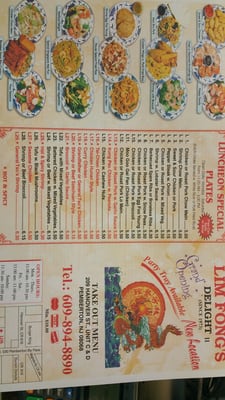 Menu photo 8 Lim Fong's Delight Pemberton, NJ