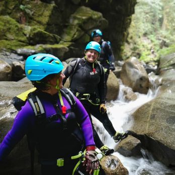 West Coast Canyoning Adventures - All smiles out here! - Tours Near Me - North Vancouver, British Columbia West Coast Canyoning Adventures - All smiles out here! - Tours Near Me - North Vancouver, British Columbia