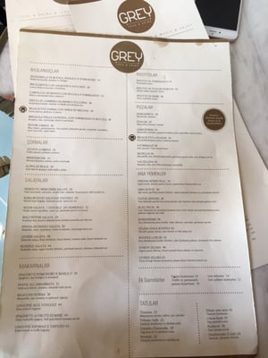 Menu photo 8 Grey Food & Drink Istanbul, 34