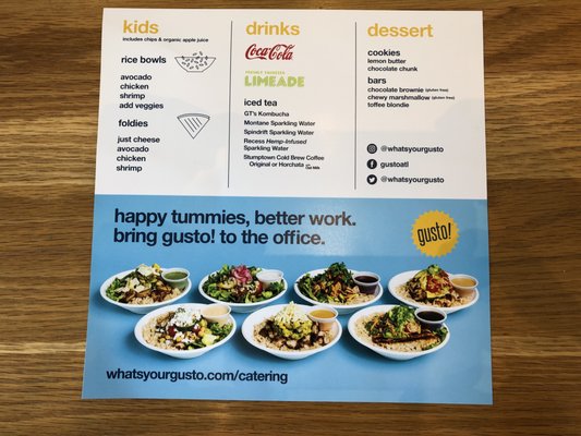 gusto! - healthy bowls & wraps by null