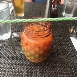 Original Thai - Thai tea, but with a reusable straw? No, I'm not using someone else's straw. There was some residue just inside the lip of the straw. Nope.