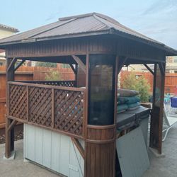 Hot Tub and Gazebo