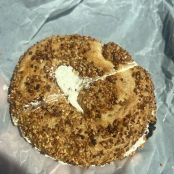 Pearl's Bagels & Bakery - Onion bagel with jalapeño cream cheese - Bagels Near Me - Albany, New York Pearl's Bagels & Bakery - Onion bagel with jalapeño cream cheese - Bagels Near Me - Albany, New York