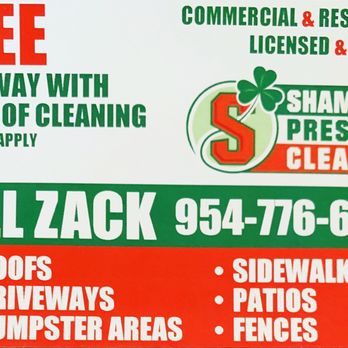 Shamrock Pressure Cleaning - Best Quality and Price in Palm Beach Broward and Dade County - Pressure Washers Near Me Shamrock Pressure Cleaning - Best Quality and Price in Palm Beach Broward and Dade County - Pressure Washers Near Me