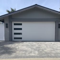 Mint Garage Door