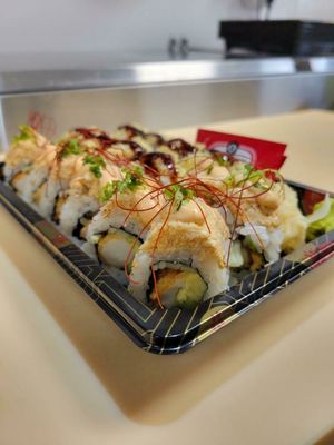 Gorilla Eats Sushi by null