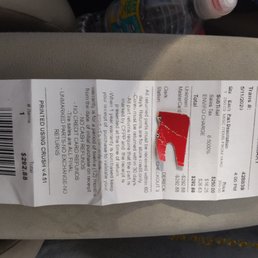 This is the receipt look at the date on the bottom. Then the date in my review.