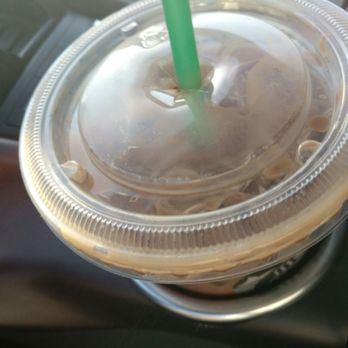 Starbucks - Watch out for booby-trapped drinks... Overfilled cup equals coffee in the lid rim equals splashed coffee on your chest and crotch. Not cool. - Coffee & Tea Near Me - Toledo, Ohio