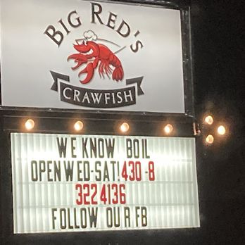 Big Red’s Crawfish - Seafood Near Me - Lafayette, Louisiana Big Red’s Crawfish - Seafood Near Me - Lafayette, Louisiana