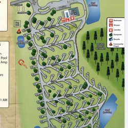 Cedar Key Rv Resorts - Resort layout