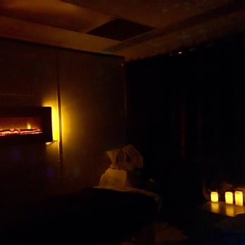 Interlude Skin Care & Massage - Massage room with lights off - Massage Near Me - Edmonton, Alberta