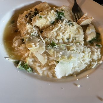 Lucca Restaurant - Chicken Piccata  ($22) Lemon-caper butter sauce, pecorino Risotto - Italian Near Me - Canton, Ohio