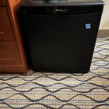 Holiday Inn & Suites Duluth-Downtown - Super small refrigerator.  Good luck getting back up off the floor. - Hotels Near Me - Duluth, Minnesota