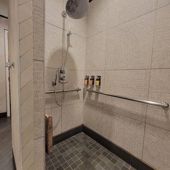 American Express Centurion Lounge - There is 1 shower room. Ask front desk (pic 4/5) - Airport Lounges Near Me - Houston, Texas American Express Centurion Lounge - There is 1 shower room. Ask front desk (pic 4/5) - Airport Lounges Near Me - Houston, Texas