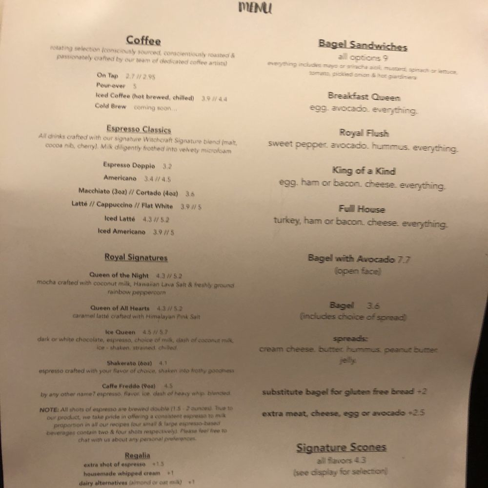 Two Hearted Queen - Menu - Coffee & Tea Near Me - Chicago, Illinois Two Hearted Queen - Menu - Coffee & Tea Near Me - Chicago, Illinois