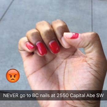 BC Nails - After 2 days - Nail Salons Near Me - Battle Creek, Michigan