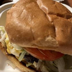 Classic comes with a double Pattie & toasted bun. Lettuce, cheese, tomato and onion. Delicious